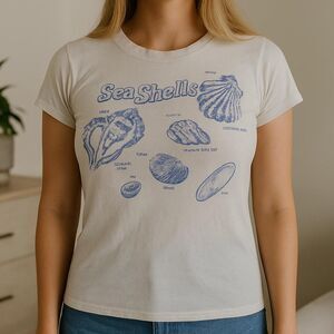 Universal Thread Women's White and Cream T-shirt